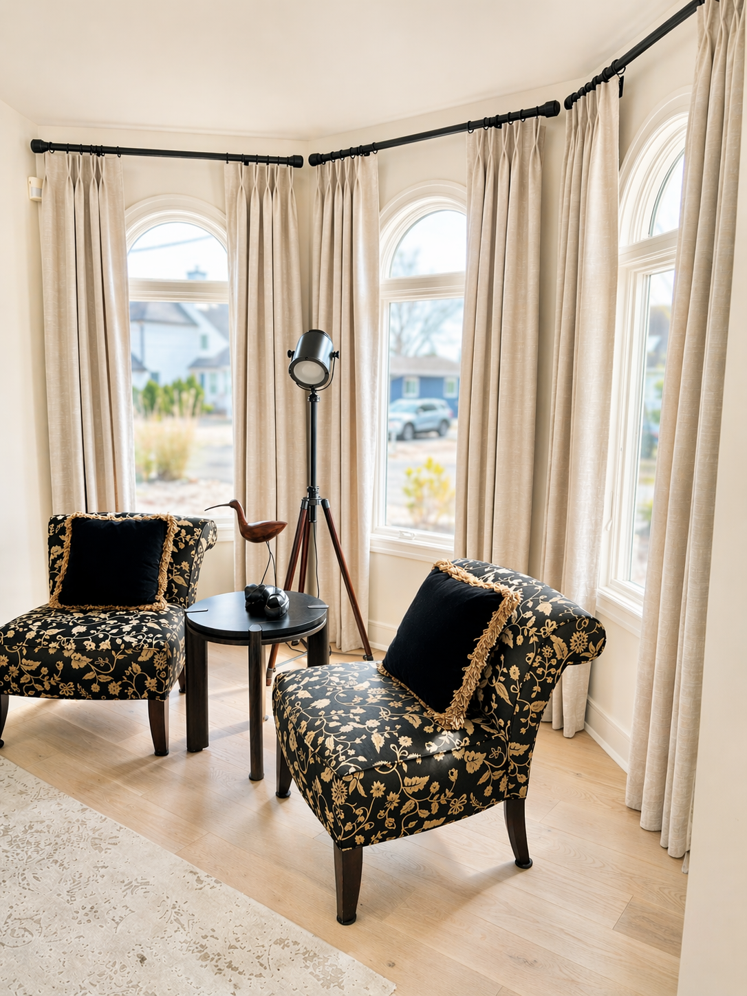 window treatments living room